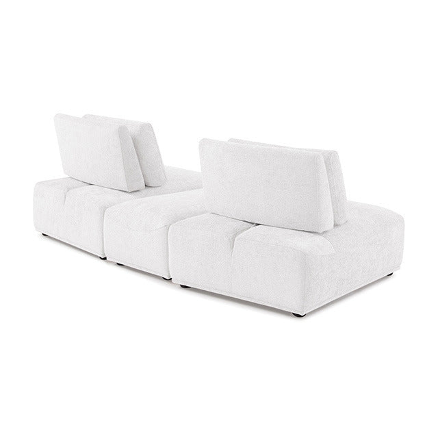 Stavanger Curved 2-Seater W/ Ot, White - view 4