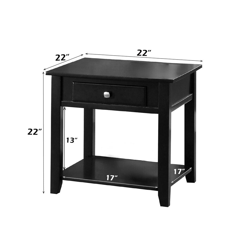 Malachi End Table – dimensions diagram