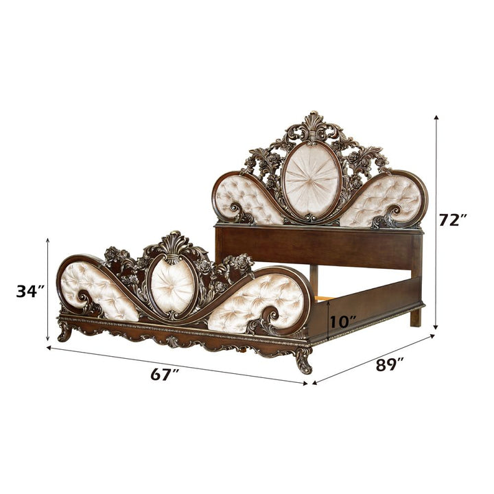 Devany QUEEN BED – dimensions diagram