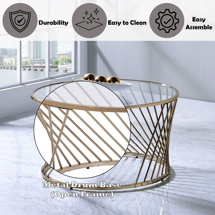 Bluelipe Coffee Table – features callout