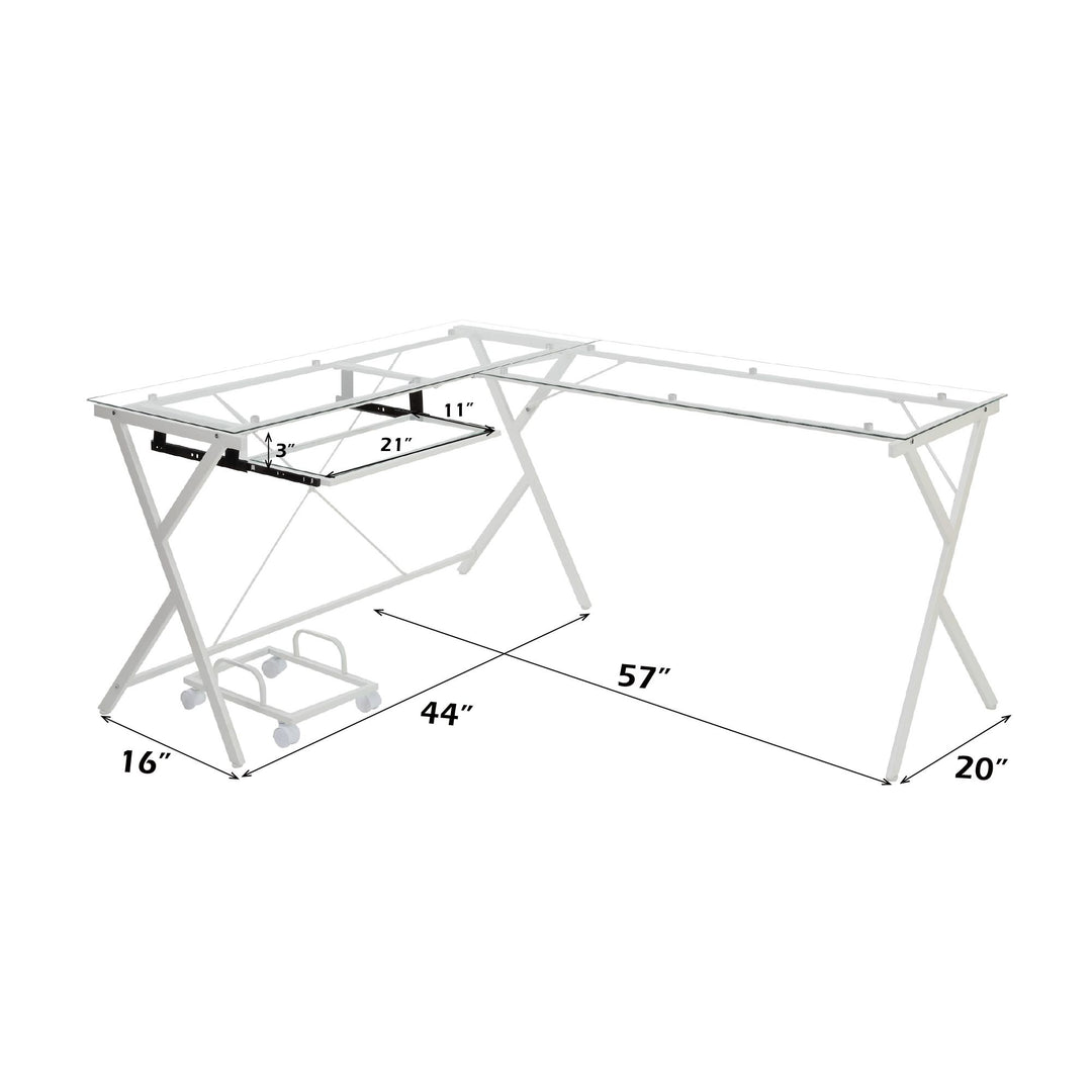 Dazenus Computer Desk – dimensions diagram