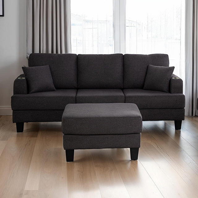 Cinderford Sofa, Dark Gray - view 3