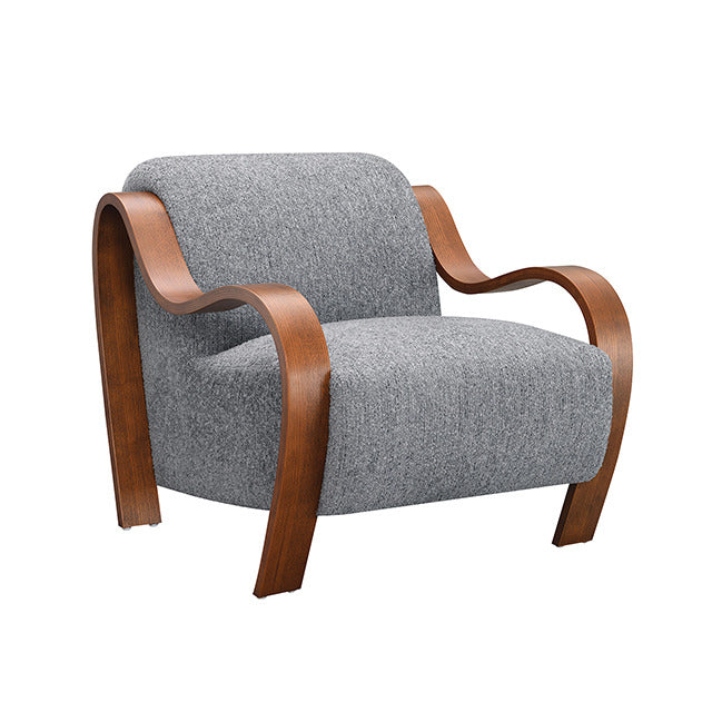 Niari Accent Chair, Sky Gray - view 2