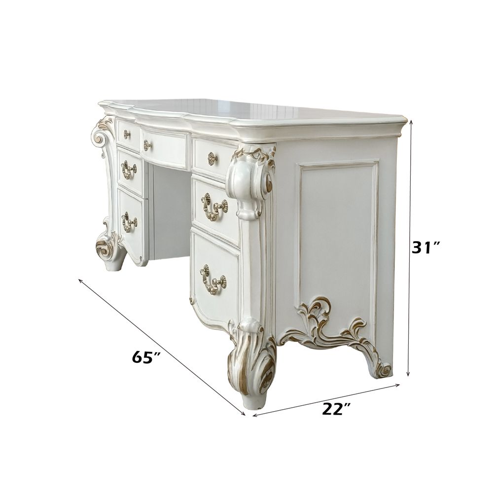 Vendome Vanity Desk – dimensions diagram