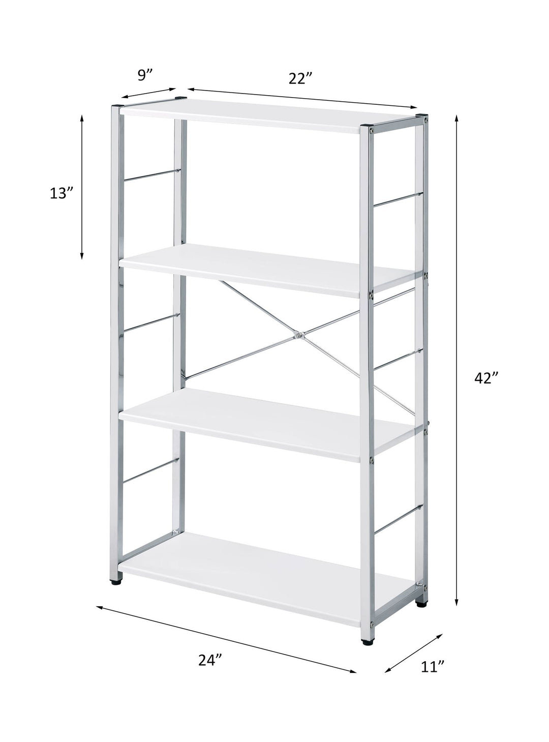 Tennos Bookshelf – line drawing