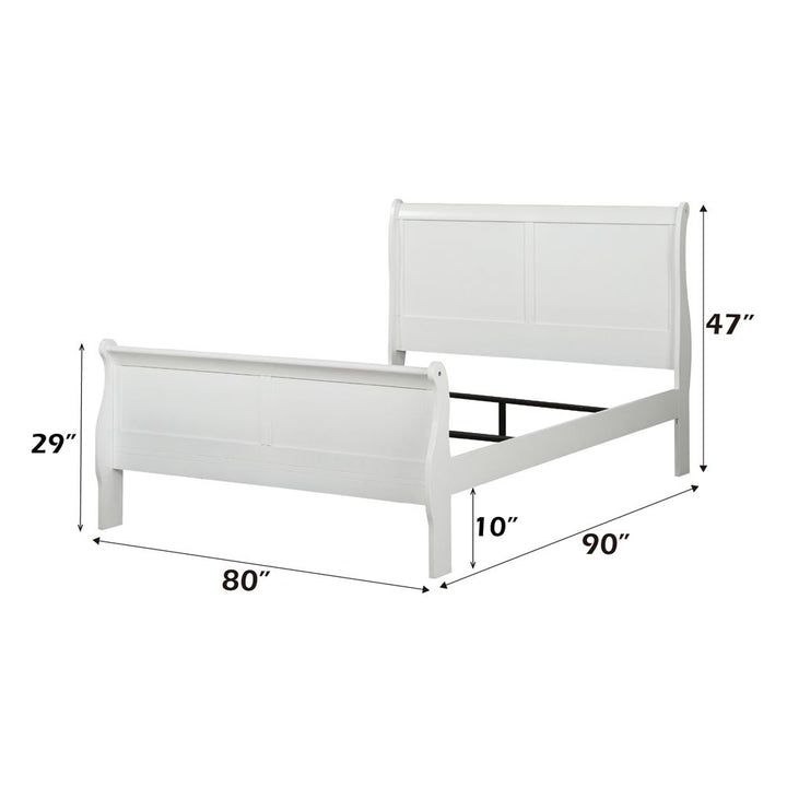 Louis Philippe Eastern King Bed