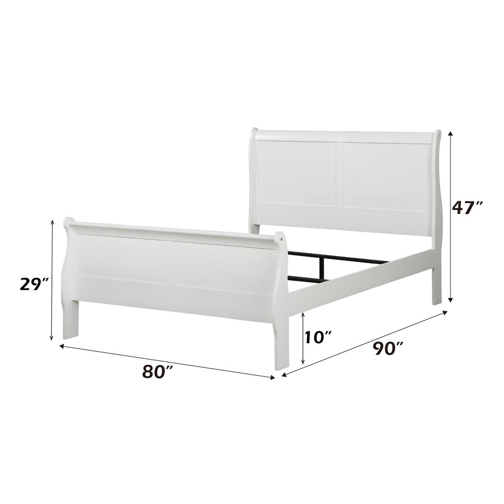 Louis Philippe Eastern King Bed