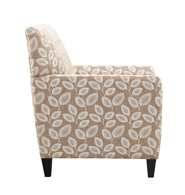 Ivey Acent Chair, Botanical Warm Mocha/Egret White - view 3