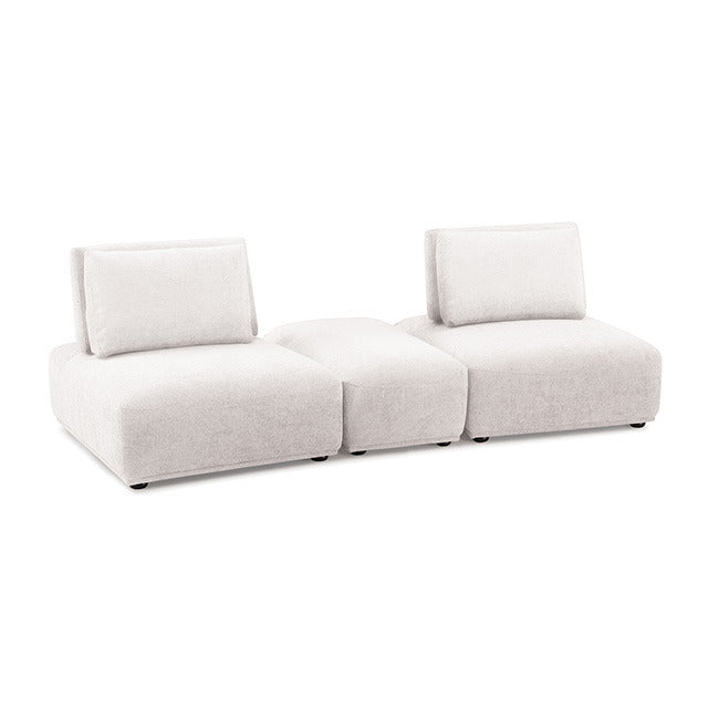 Stavanger 2-Seater W/ Rect Ot, White
