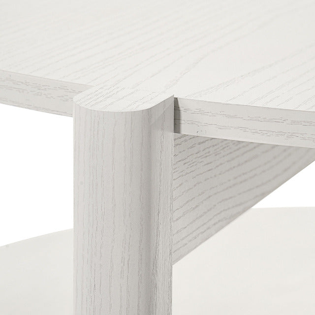 Hyde Round Coffee Table, White - view 6