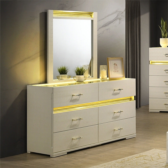 Lucida Mirror, Beige - view 2