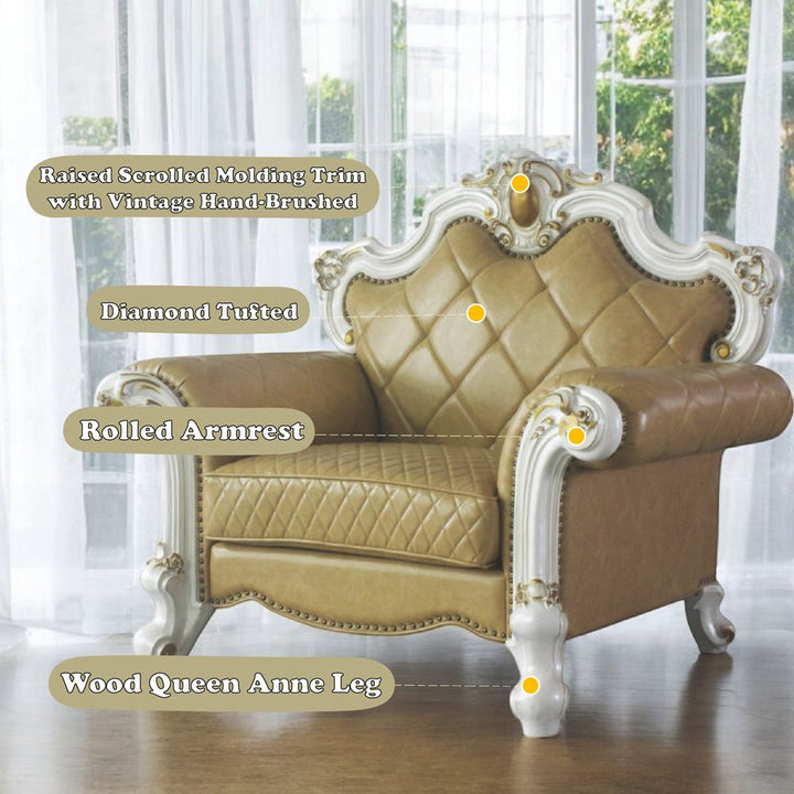 Picardy Chair W/Pillow – features callout