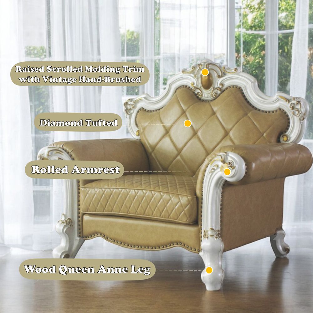 Picardy Chair W/Pillow – features callout