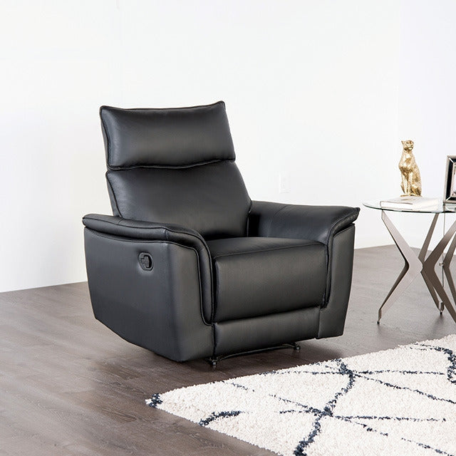 Bienne Recliner Chair, Black - view 6