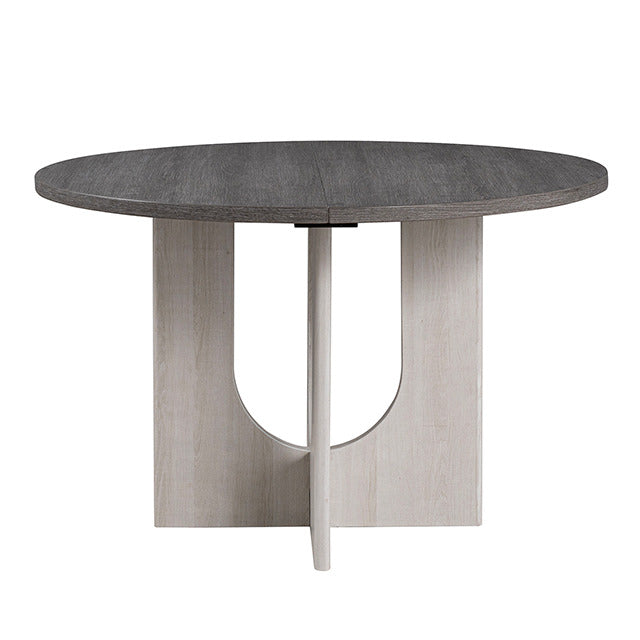 Oberto 5 Pc Round Dining Table Set, Gray - view 3