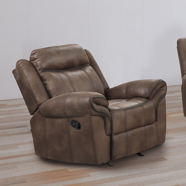 Agata Glider Recliner, Brown - view 3