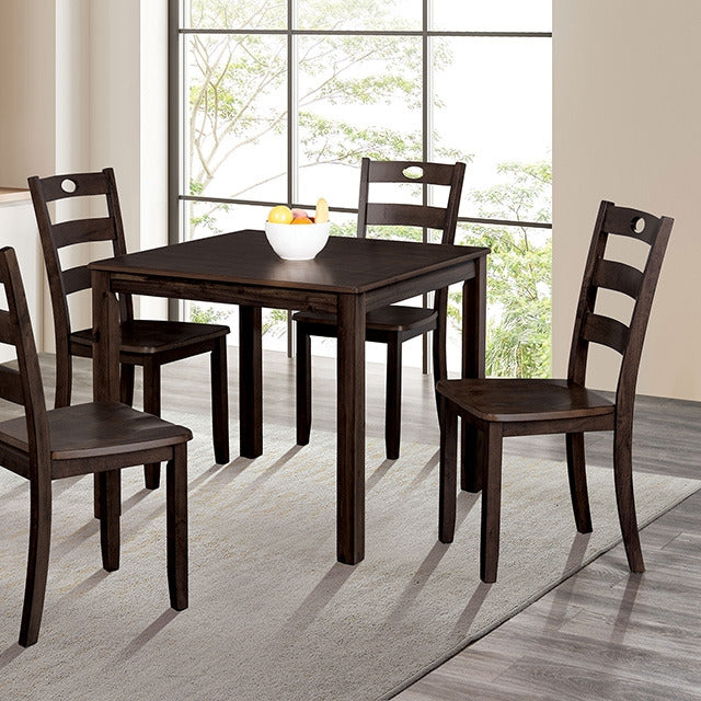 Lubbock 5 Pc. Dining Table Set, Espresso
