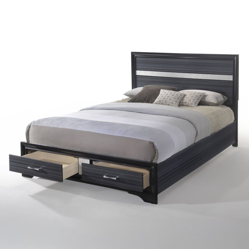 Naima EK Bed W/Storage – view 2