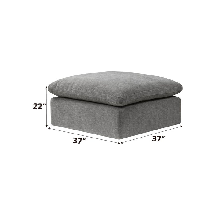Naveen Modular - Ottoman – dimensions diagram