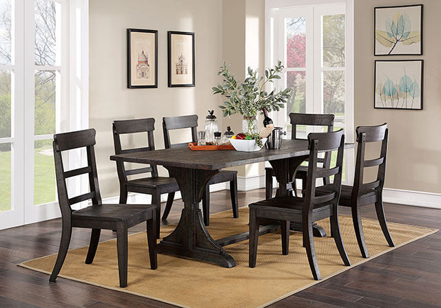 Leonidas Dining Table, Antique Black - view 2