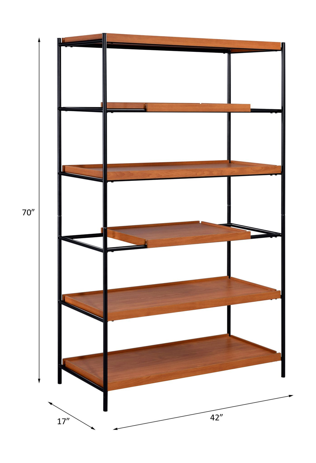 Oaken Bookshelf – line drawing