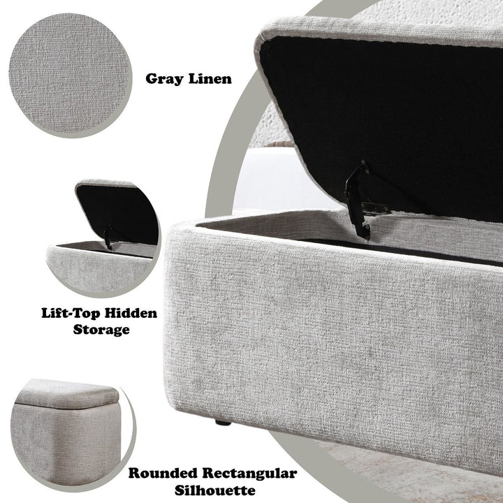 Orane Bench w/Storage – features callout