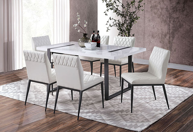 Alessia 7 Pc Dining Table Set - view 2