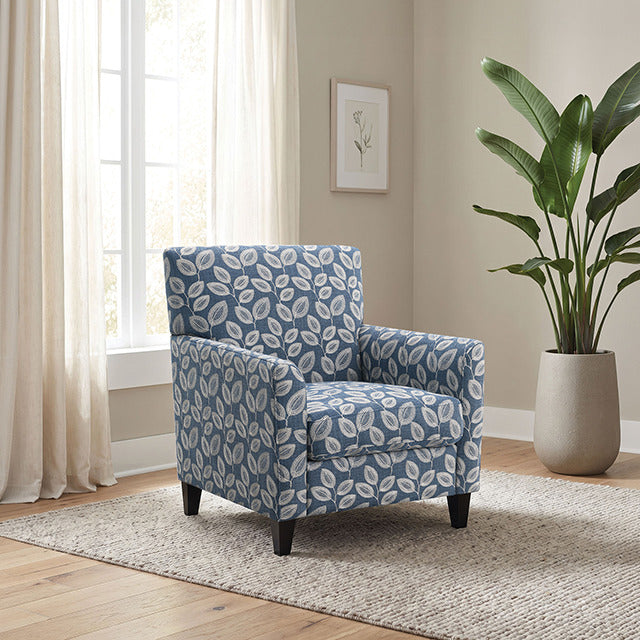 Ivey Acent Chair, Botanical Blue/Egret White - view 6