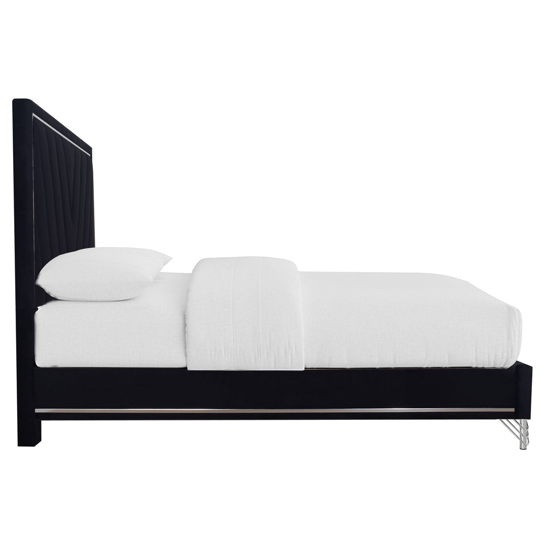 Ava 6/6-5/0 Ek/q Panel Side Rails-Ebony