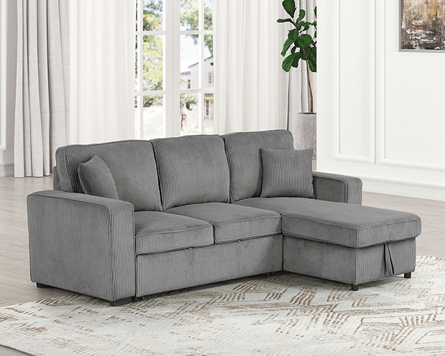 Yves Sectional, Dark Gray - view 2