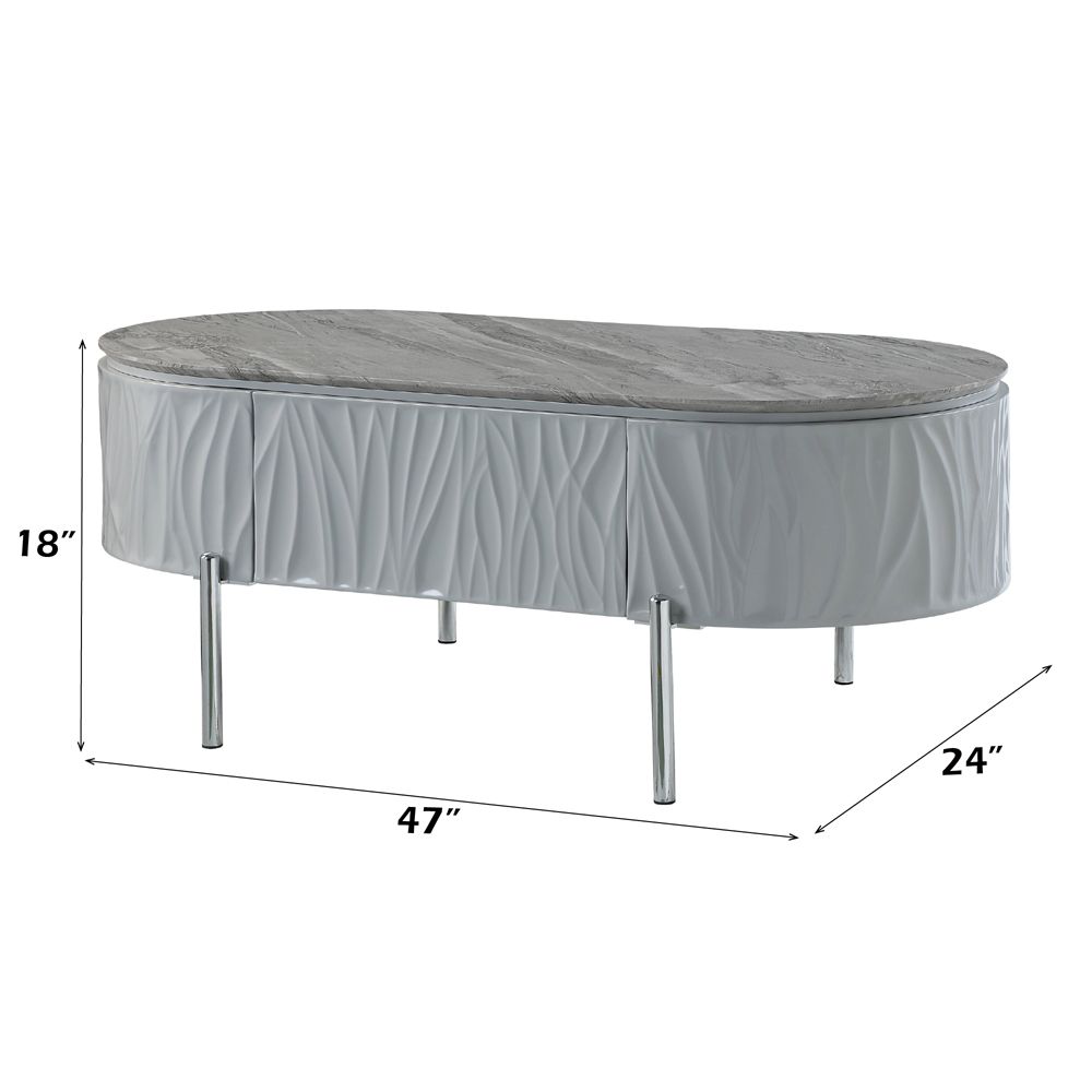 Yukino Coffee Table – dimensions diagram