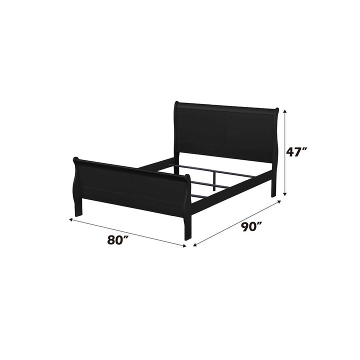 Louis Philippe Eastern King Bed