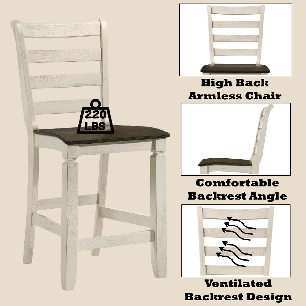 Tasnim Counter Height Chair (Set of 2)