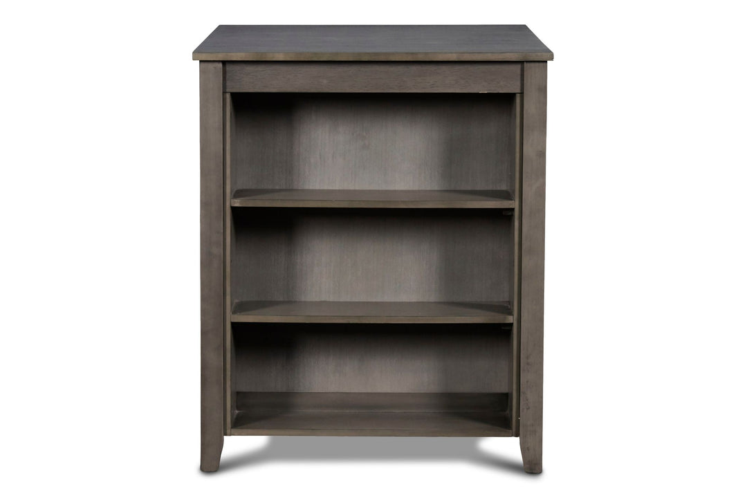 Gia 3 Pc 30" Storage Counter Table & 2 Chairs-Gray
