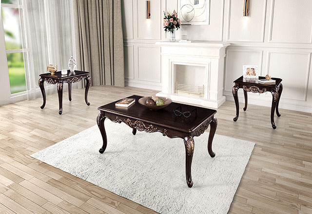 Palencia End Table, Dark Cherry - view 2