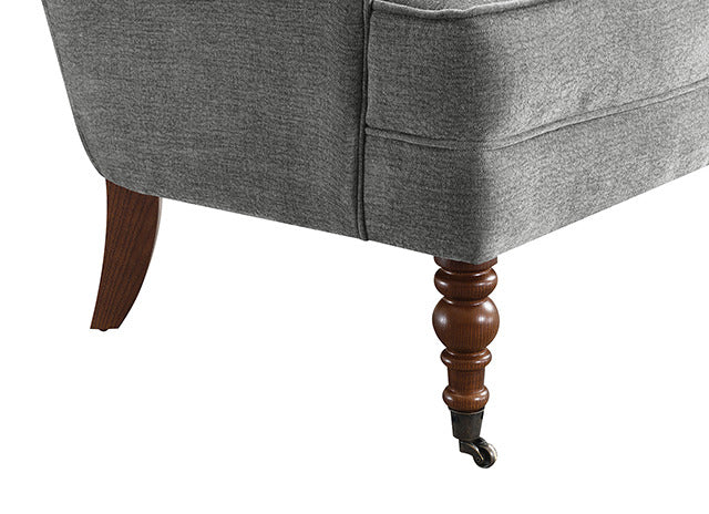 Raelyn Accent Chair, Bungee Gray - view 7