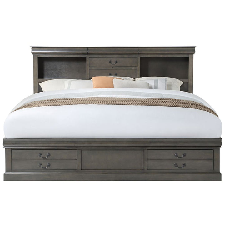 Louis Philippe III Queen Bed with Storage