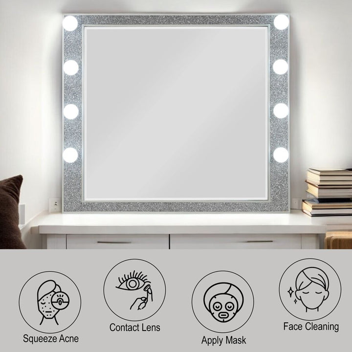 Sliverfluff Mirror W/Light – features callout