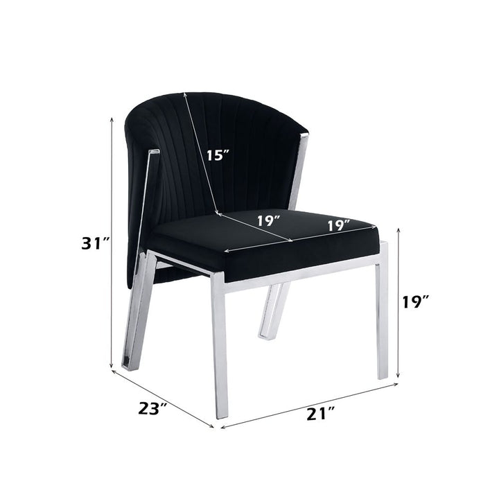 Fallon Side Chair (Set-2) – dimensions diagram