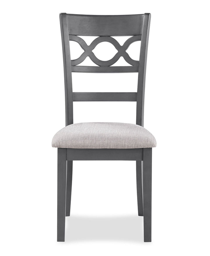 Cori Round Dining 5 Pc Set-Gray
