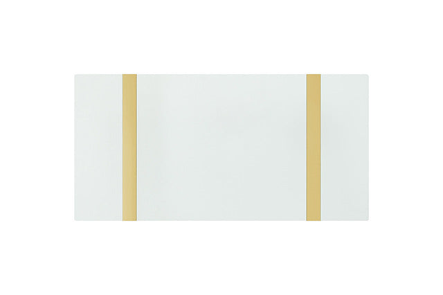 Horve Coffee Table, Gold/White - view 4