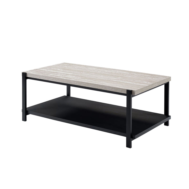 Linea  3 Pc Occasional Set- 1 Coffee &amp; 2 End Tables-Lt Gray F
