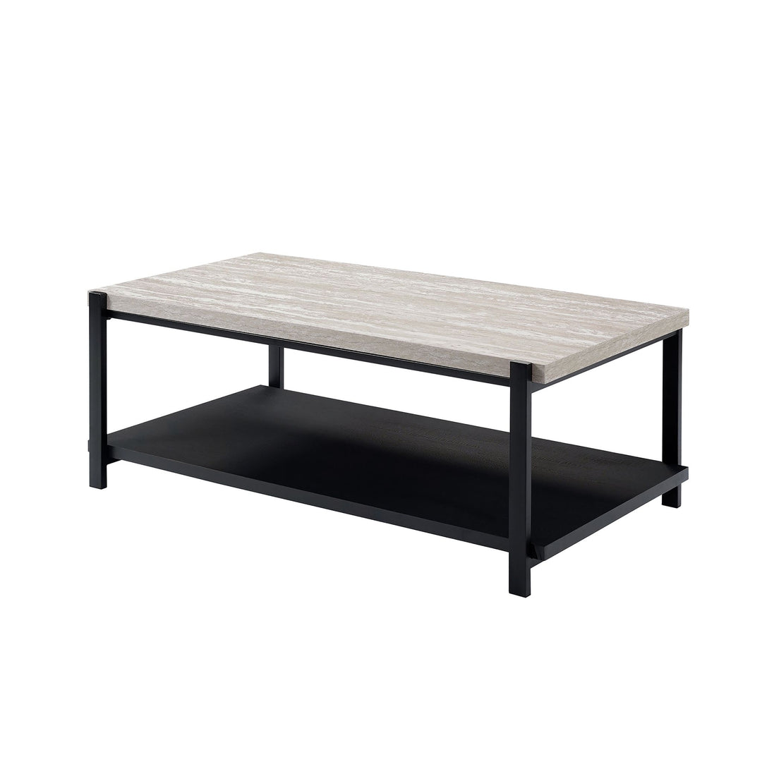 Linea  3 Pc Occasional Set- 1 Coffee & 2 End Tables-Lt Gray F