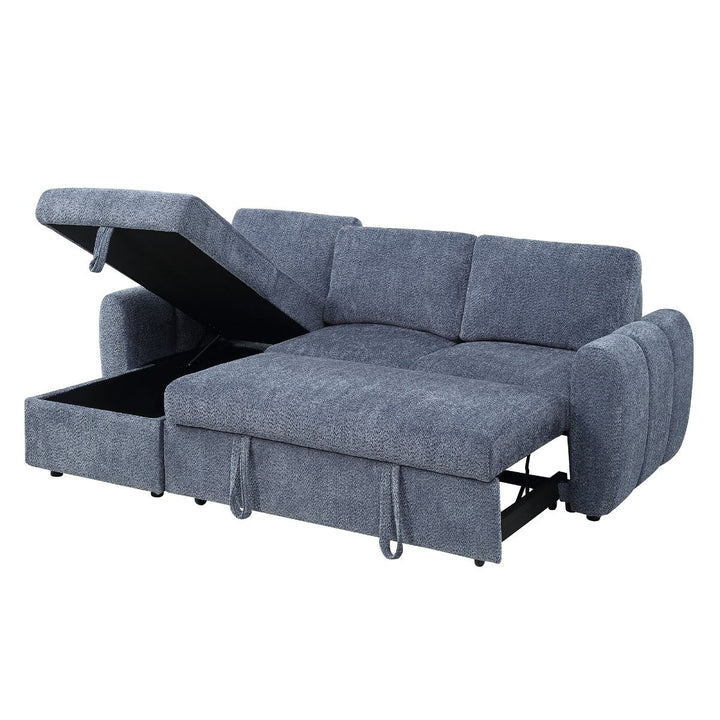 Nuriel Reversible Sectional Sofa w/Sleeper &amp; Storage – view 8