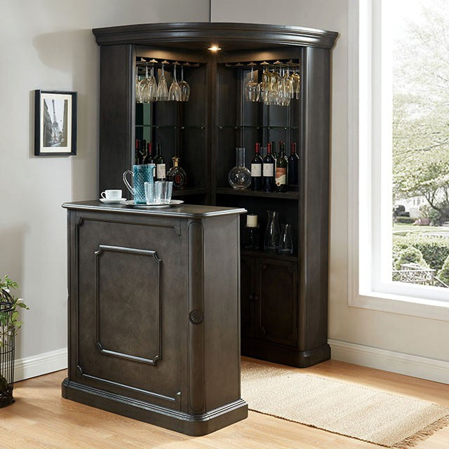 Voltaire Standing Bar Table, Gray - view 2