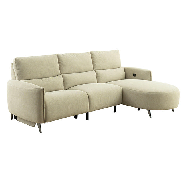 Galten Power Sectional, Latte - view 3