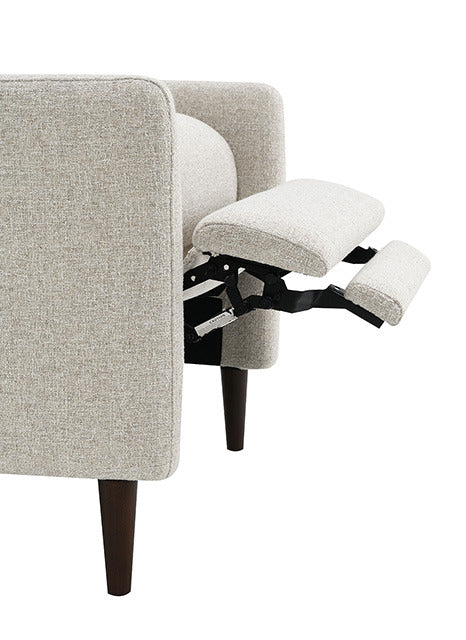 Psyche Pushback Recliner, Beige - view 4