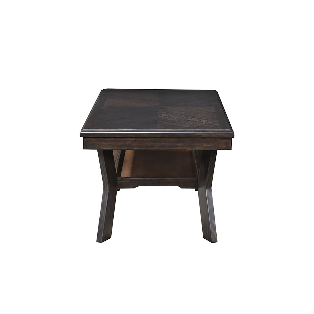 Gia 3 Piece Occasional Set- 1 Coffee & 2 End Tables-Brown