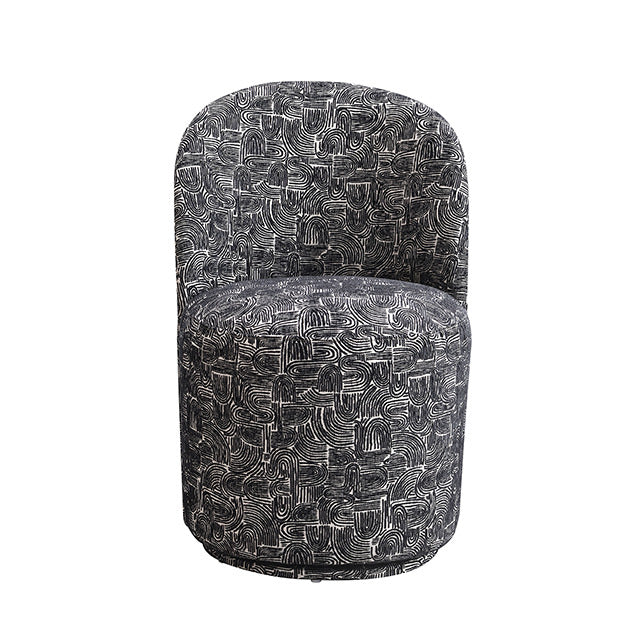 Vara Dining Swivel Chair, Onyx Black - view 3
