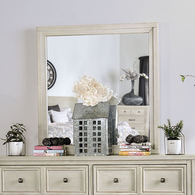 Tywyn Mirror, Antique White
